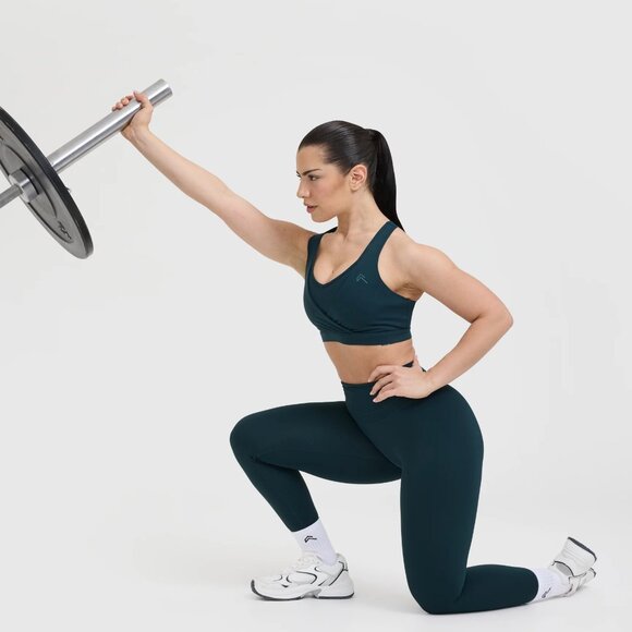 NWT Oner Active Unified Layered Sports Bra in Oil Blue - Size Small - Picture 5 of 10